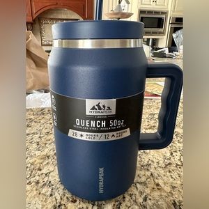 Hydrapeak Quench 50 Oz stainless steel- navy blue- NWT